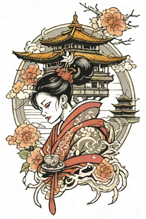 Japenese Tower Woman