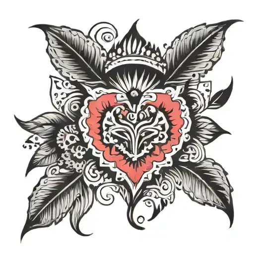 Nageswari With Love Heart