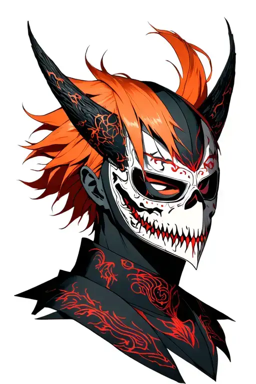 Ichigo Kurosaki Ichogo Hollow Mask