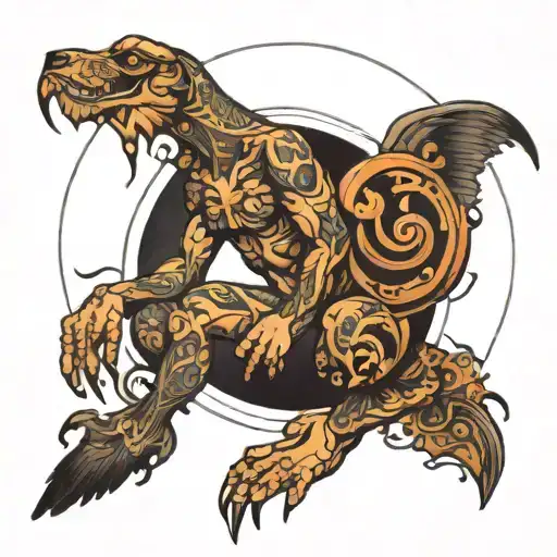 Aeries Tatto For Masculine Men Sitting