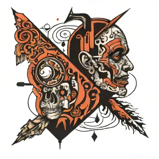 An Abstract Representation Of The Highs And Lows Of Drug Use