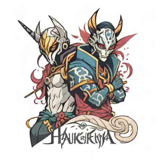 Jhin From League Of Legends And Haku From Spirited Away