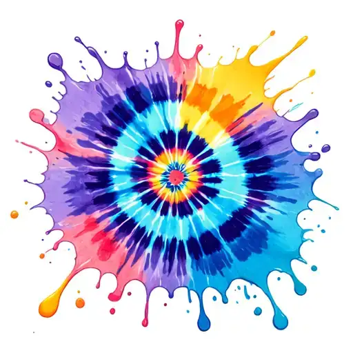 A Tie Dye Paint Splash Background For A Small