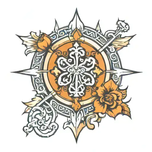 Protection Sigil With A Cross