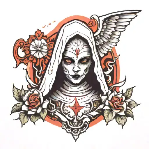 Nun Half Angel Half Demon