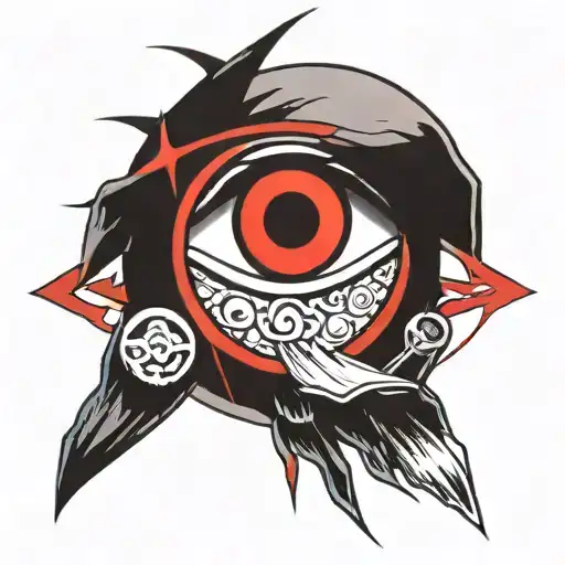 Itachi Uchiha Eye Inside Eye Of Horus