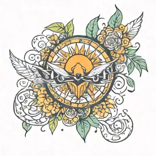 A Tattoo That Represents The Best Summer Ever For Me And My Friends Full Of Festivals And Adventures