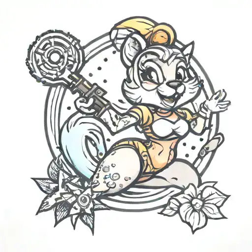 Sandy Cheeks Pin Up