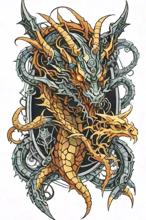 Cybernetic Dragon Wrapped
