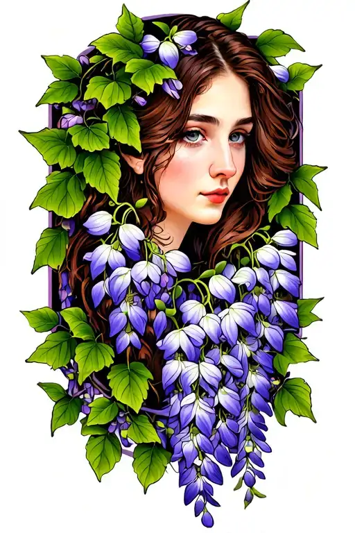 Colorful Wisteria Vine