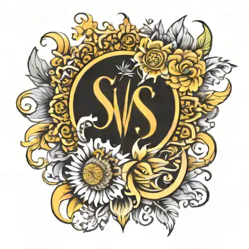Sunshine With Sws Intials
