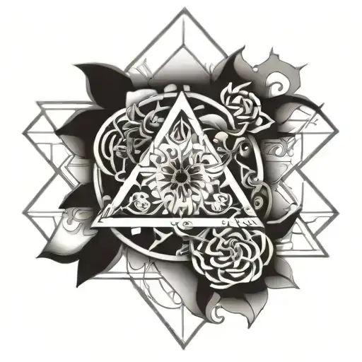 Full Throat Tattoo Designs Sacred Geometry