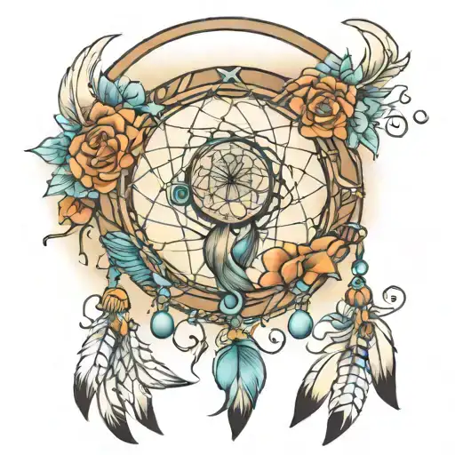 Dream Catcher With The Names Ezekiel Kaynan Alyssa