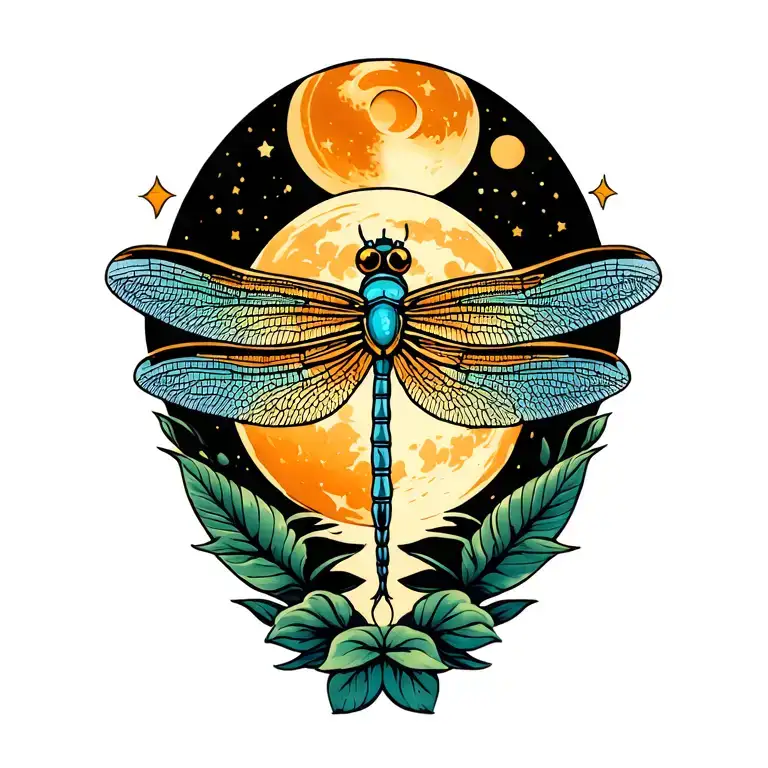 Sun Moon Dragonfly