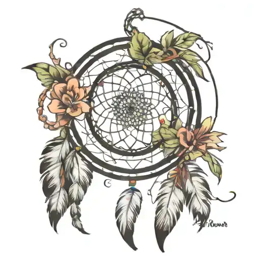 Dream Catcher With Names Alyssa Kaynan Ezekiel Incorporated In It