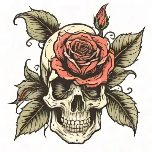 Skull And Roses