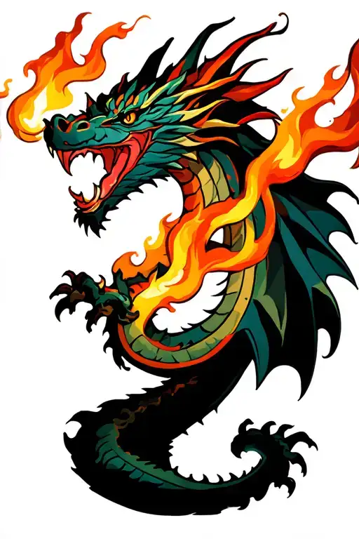 Dragon Breathing Fire
