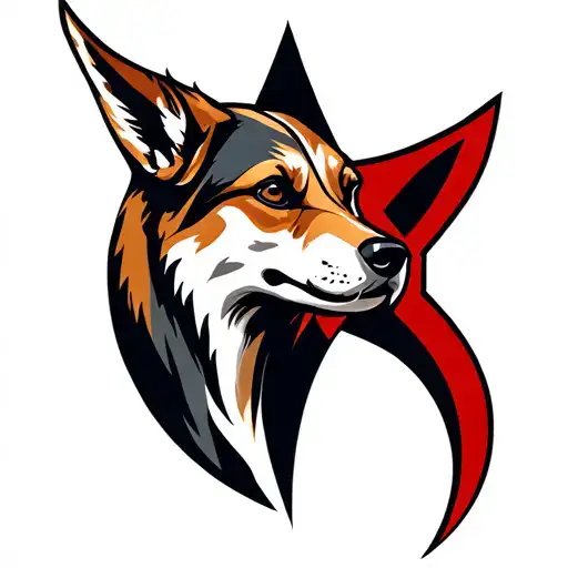 Assassin's Creed Logo With The Foxhound Symbol From Metal Gear Solid
