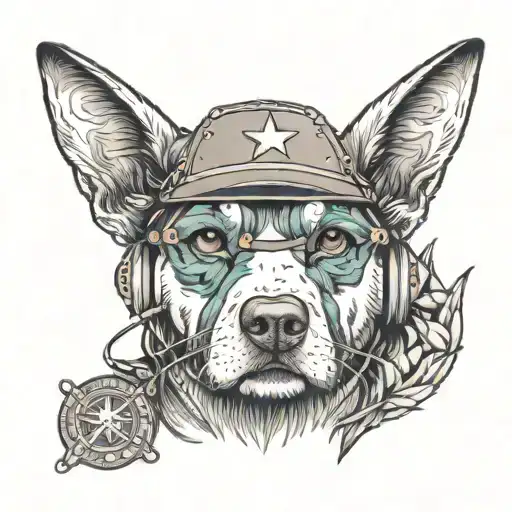Soldier With Dog Head