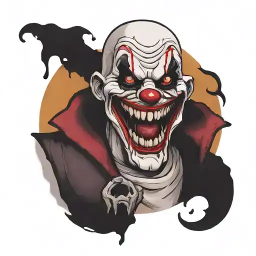 Terrifier3 Clownhead Creepy Smile