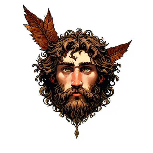 Narnia Mr Tumnus Tattoo Design