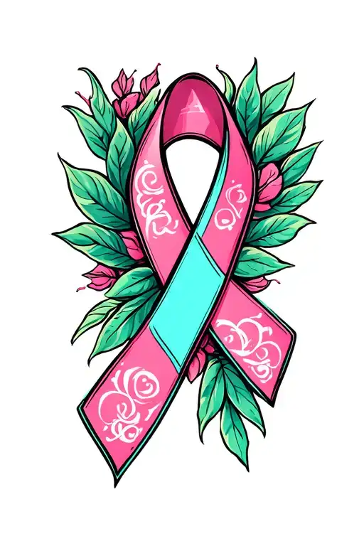 Ovarian Cancer Ribbon