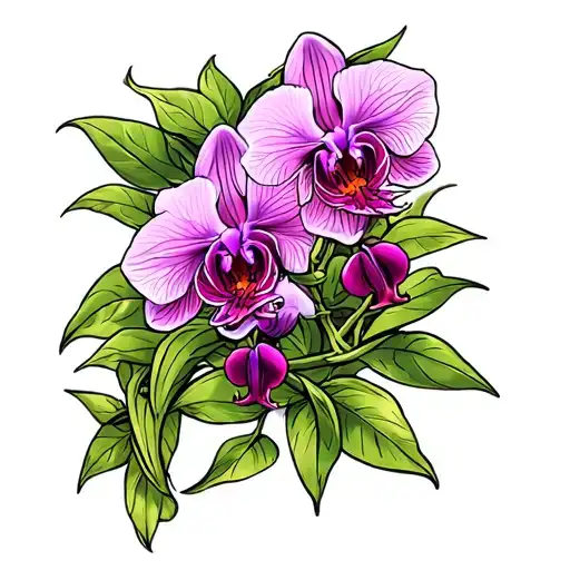 Gun Orchid Vine Wrapping