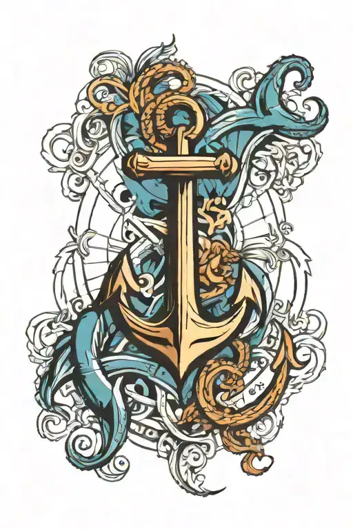Nautical Elements Like Anchors