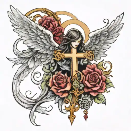 Angel And Cross