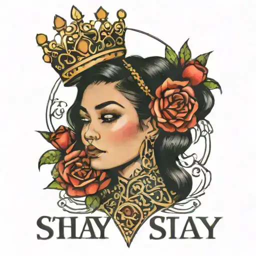 Shay Written With A Woman Crown