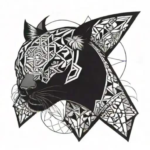 Name Melano Geometric Line