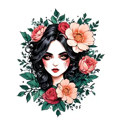 Feminine Floral Gothic