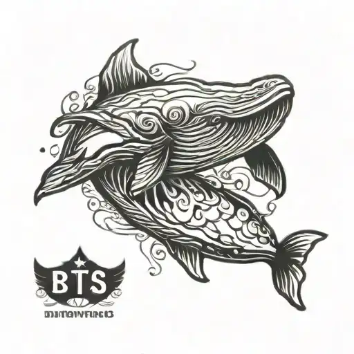 Bts Whale Logo 7