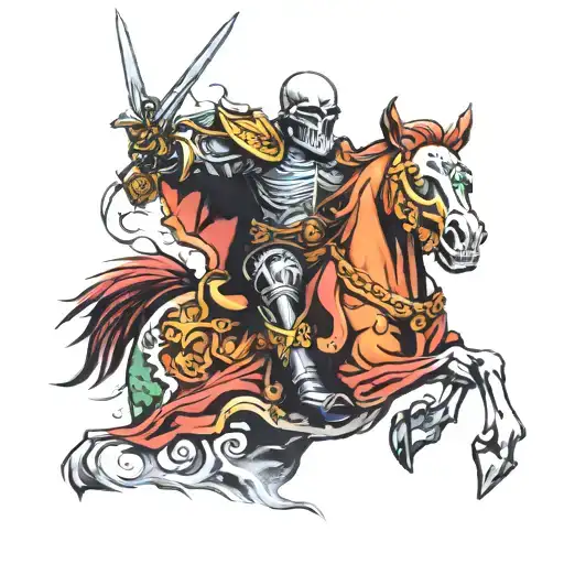 Skull Knight Riding