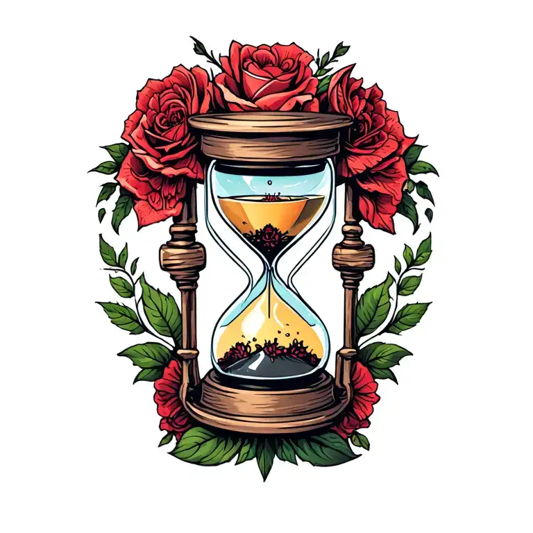 Emo Inspired Hourglass