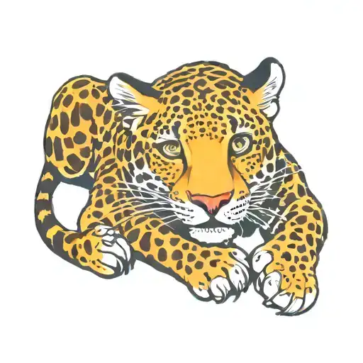 Stretching Leopard