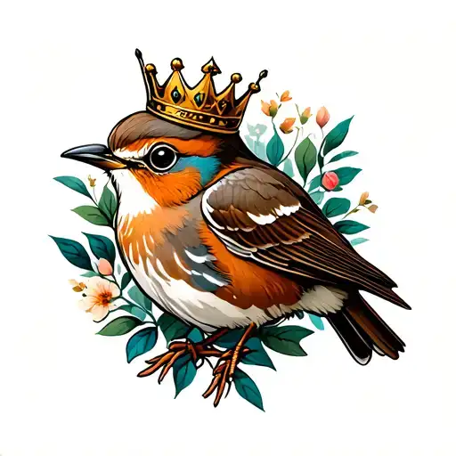 Wrens With Crown
