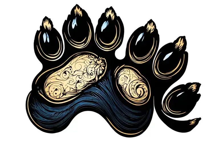 Dog Paw Print