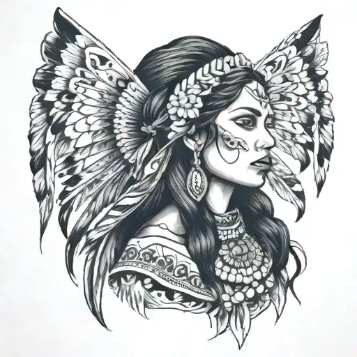 Mexican Native American Woman