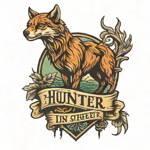 Hunter Ln Street Sign