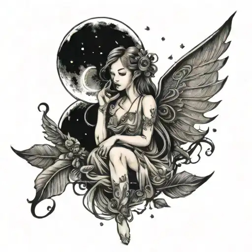 Moon And Fairy