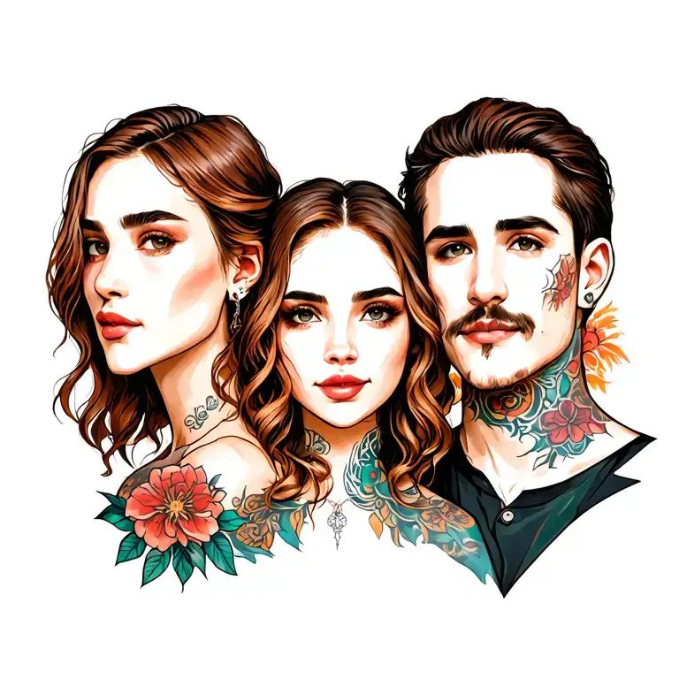 Broken Family Portrait