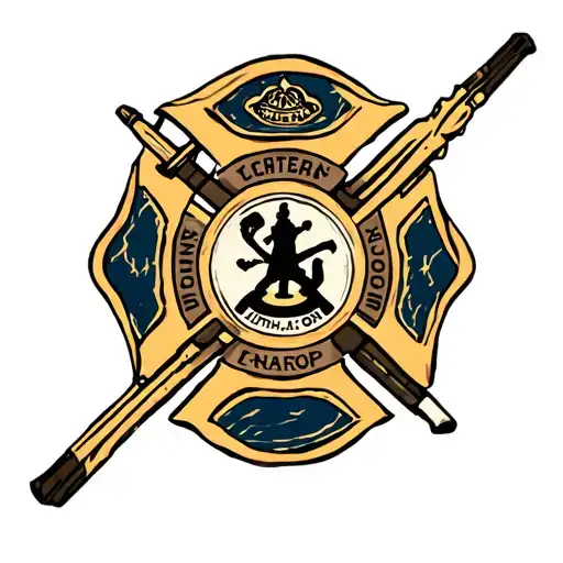 Military Fireman Symbol