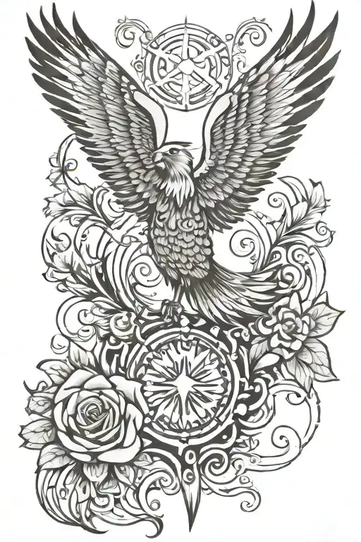 Raising Phoenix In Between The Chest Like In Between The Brests