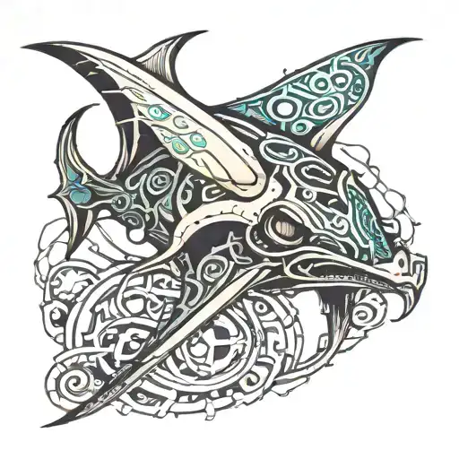 Manta Ray Bio Mechanical Cybernetic