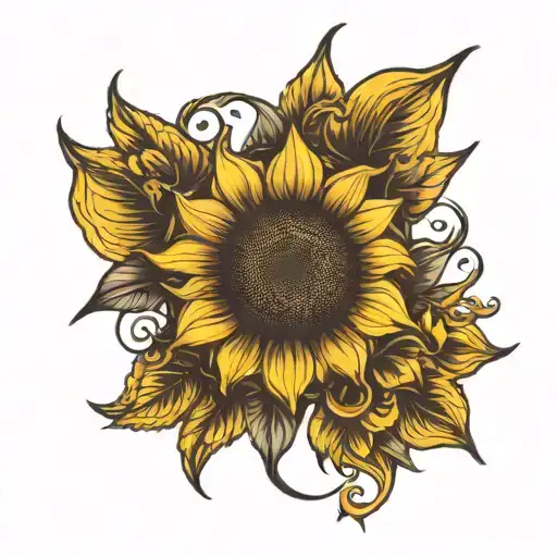 Sunflower God Symbol In Alchemy