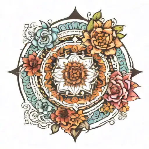 Mandala Incorporating Elements