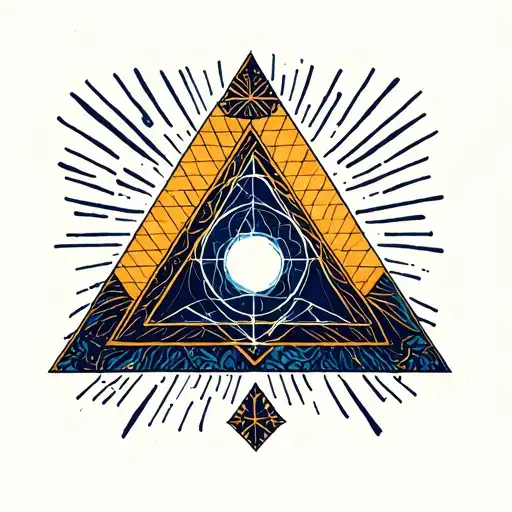 Law Of Attraction Geometric Triangle
