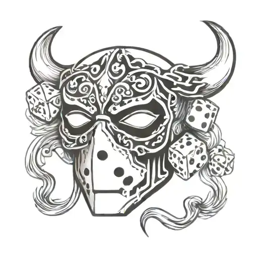 Dice Luck Mask