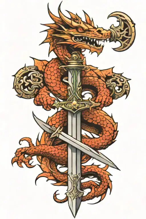 Dragon And Sword